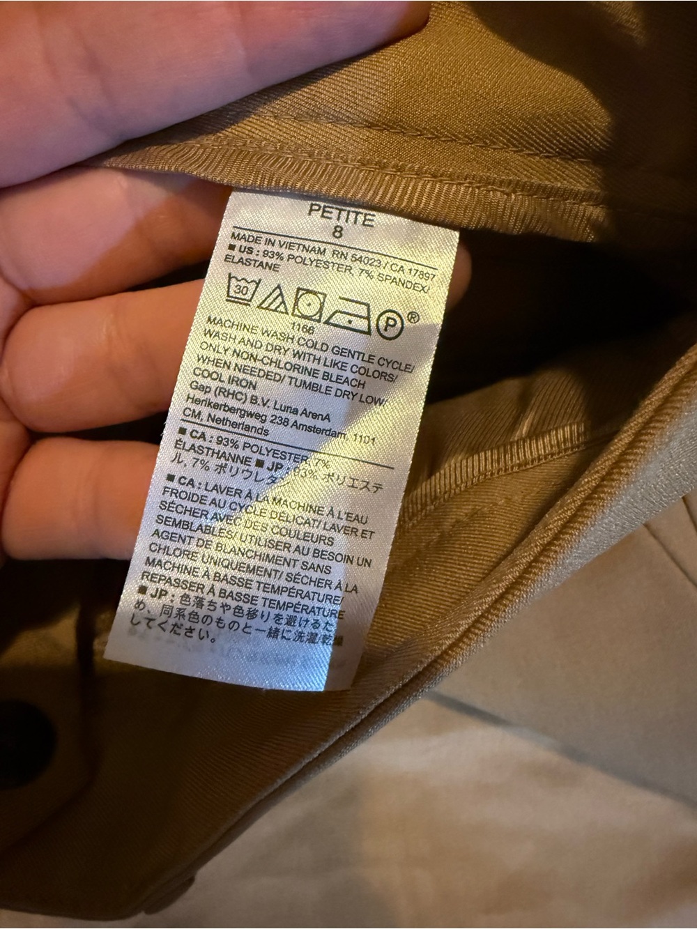 Banana Republic factory Sculpted Stretch Straight Trouser (petite) - Picture 9 of 11